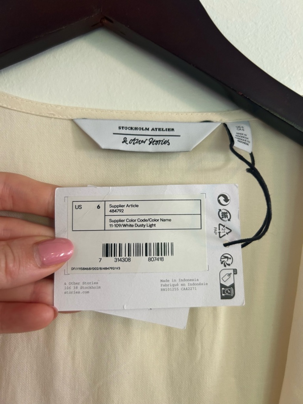 NWT Stockholm Atelier & Other Stories MIDI Wrap Dress 6 - Picture 4 of 7